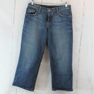 Lucky Brand Easy Rider Crop Jeans Medium Wash